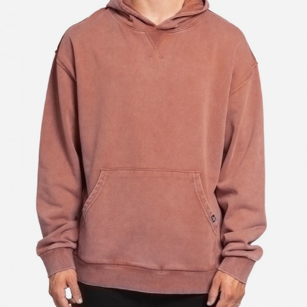 Men's Lost brand sunfader Hoodie - Rust